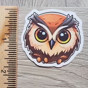 10/$10 Owl Sticker Bird Hoot Owlet Colorful Cartoon